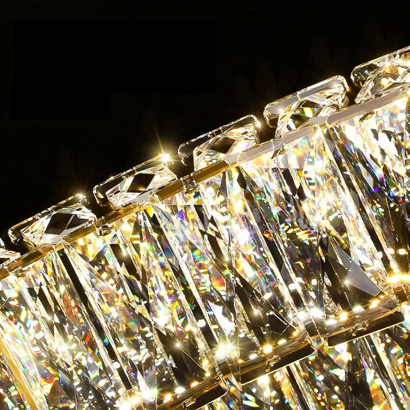 Mobius Crystal Rings Chandelier