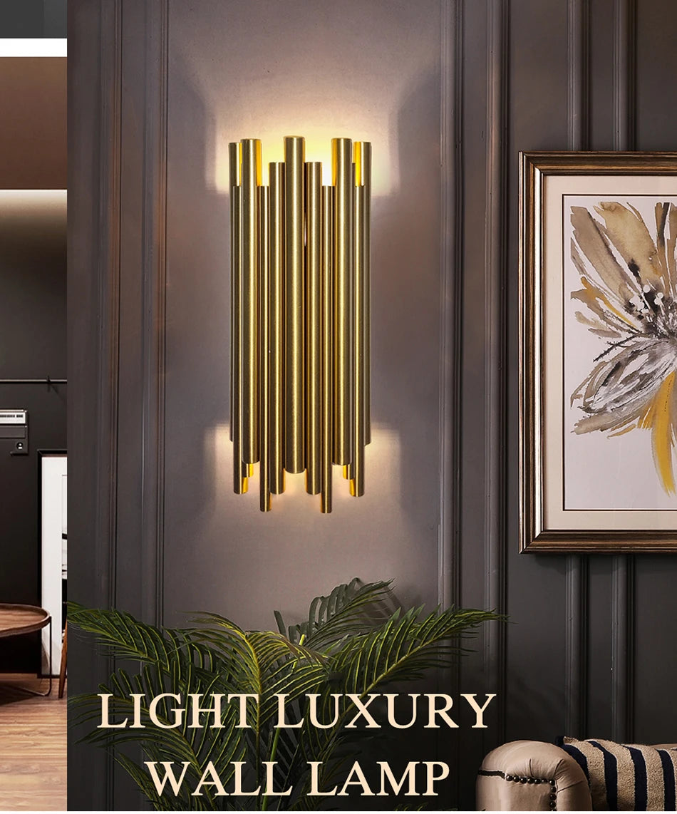 Brudeck Luxury Gold Wall Lamp