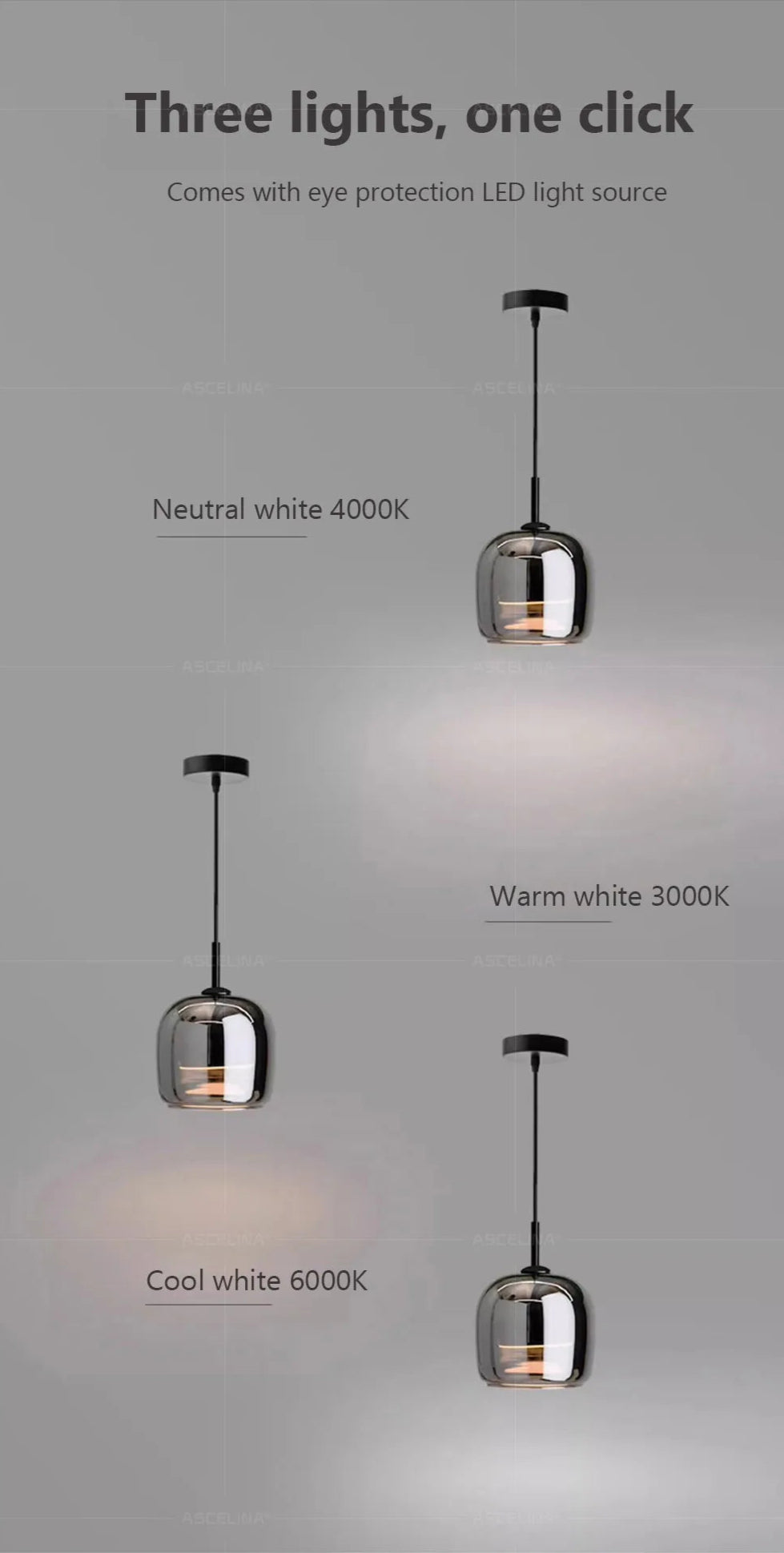 Nordic Glass Pendant Light