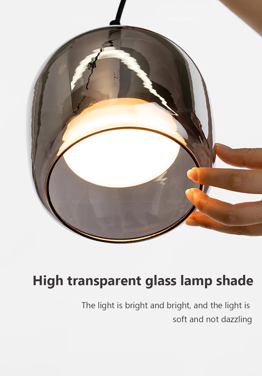 Nordic Glass Pendant Light