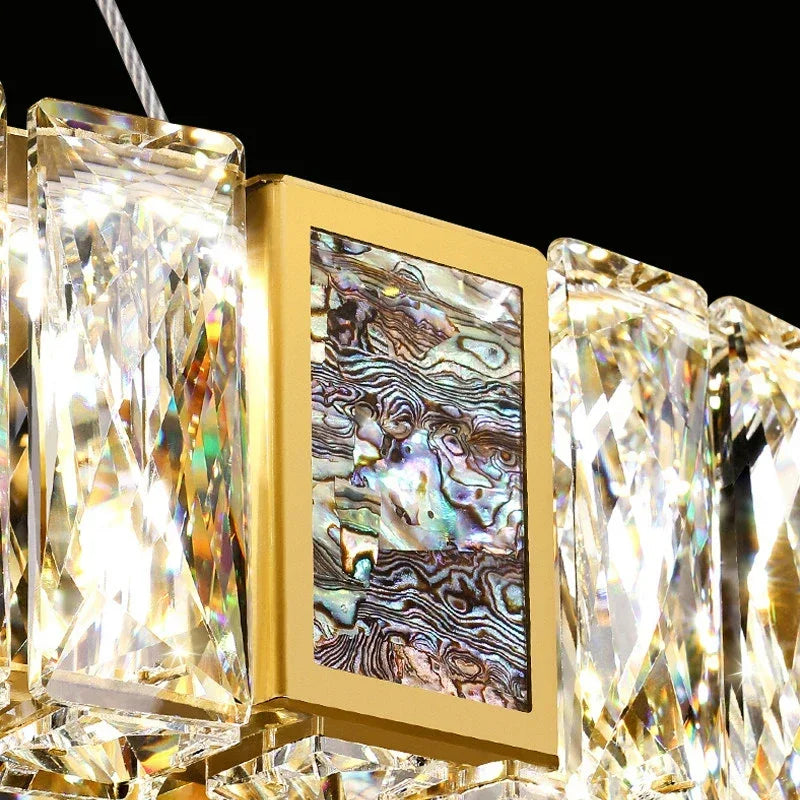Mobius Crystal Rings Chandelier