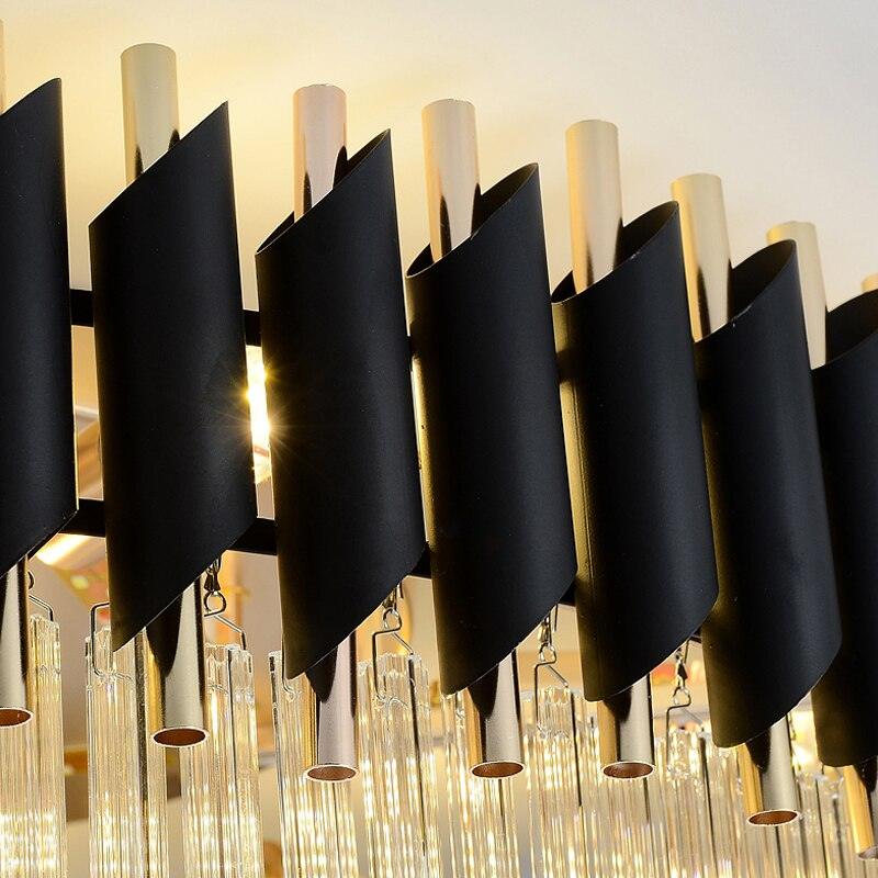Aryk - Black Round Crystal Chandelier - Creating Coziness