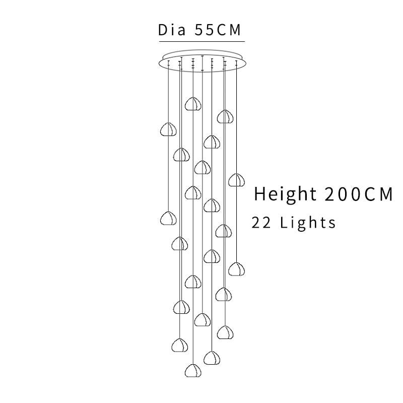 Ceiling Crystal LED Balls Chandelier - Creating Coziness
