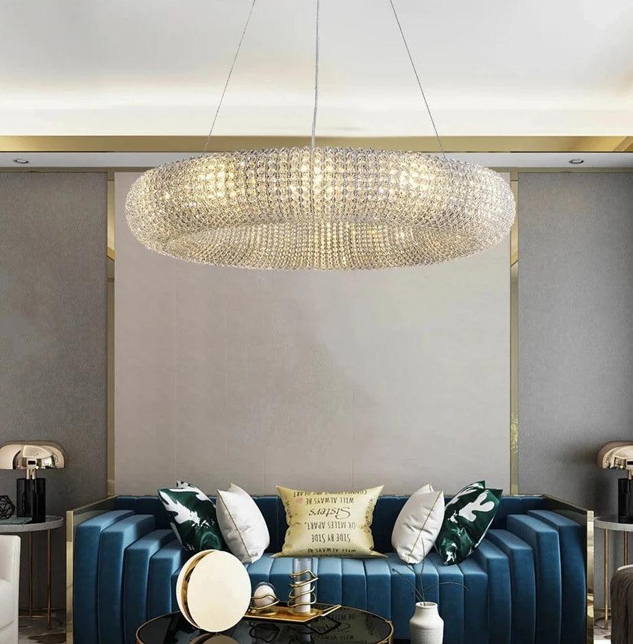 REINE CRYSTAL ORB RING CHANDELIER - Creating Coziness