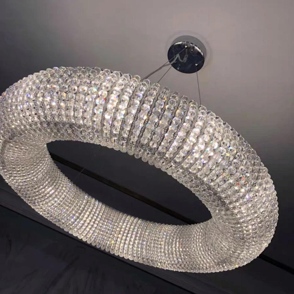 REINE CRYSTAL ORB RING CHANDELIER - Creating Coziness