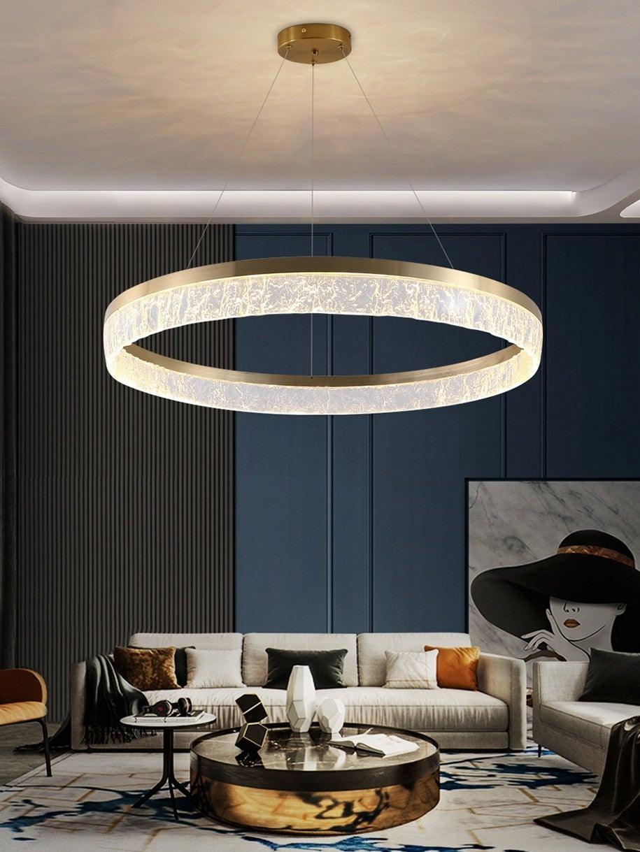 Arkont Ring Chandelier - Creating Coziness