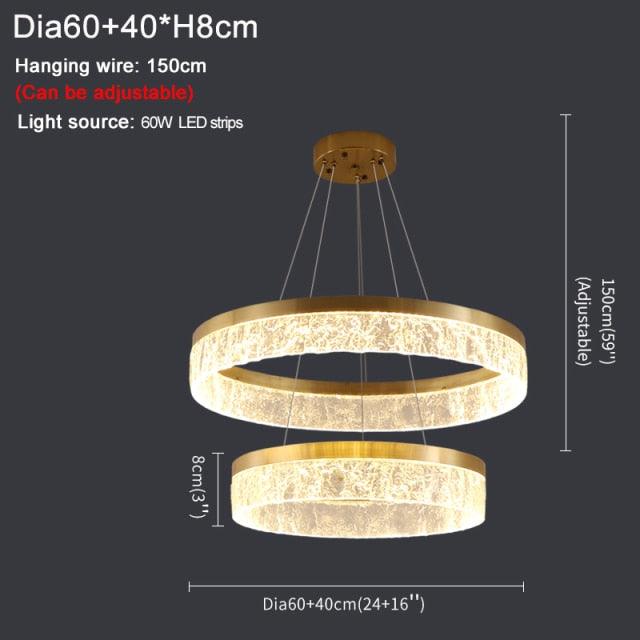Arkont Ring Chandelier - Creating Coziness