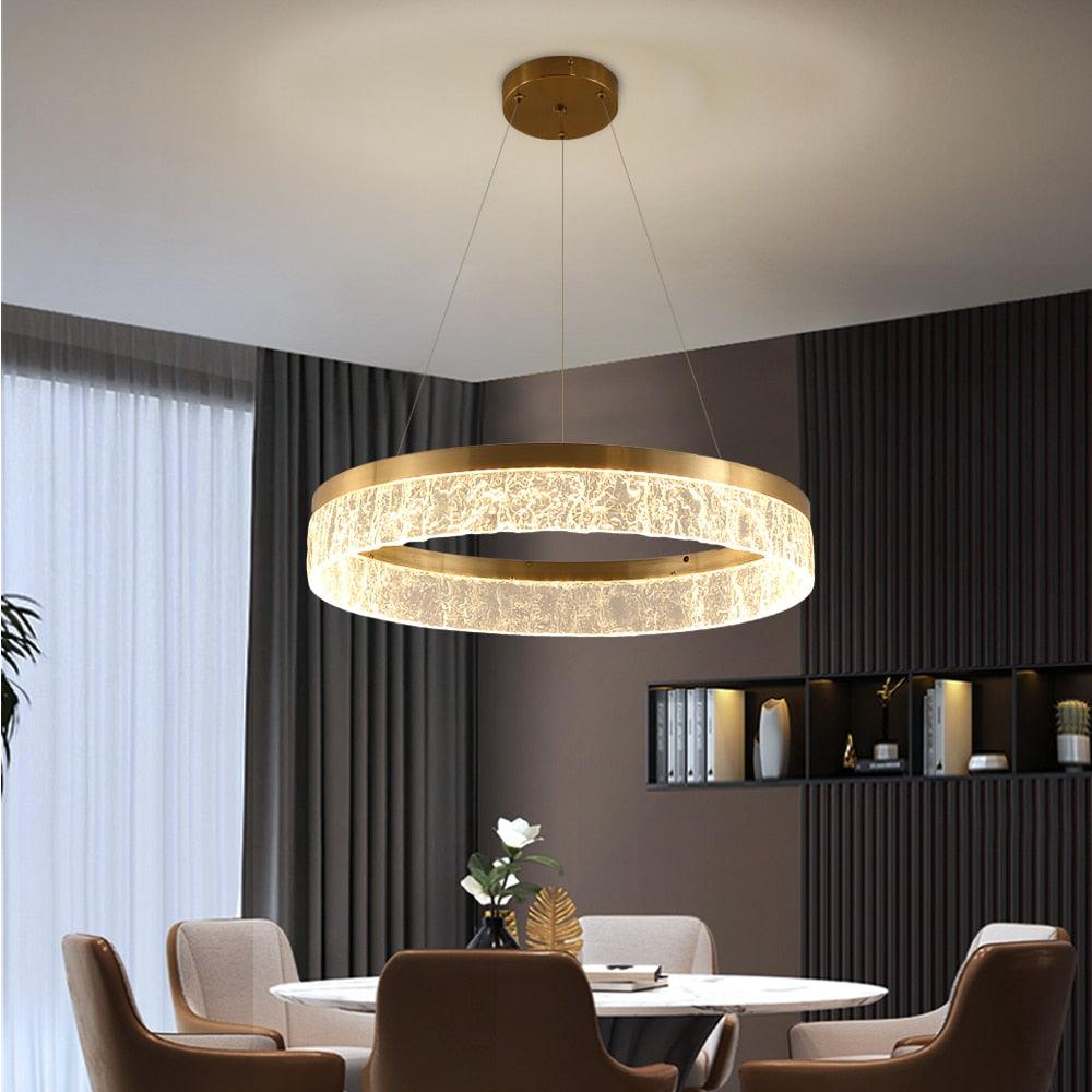 Arkont Ring Chandelier - Creating Coziness