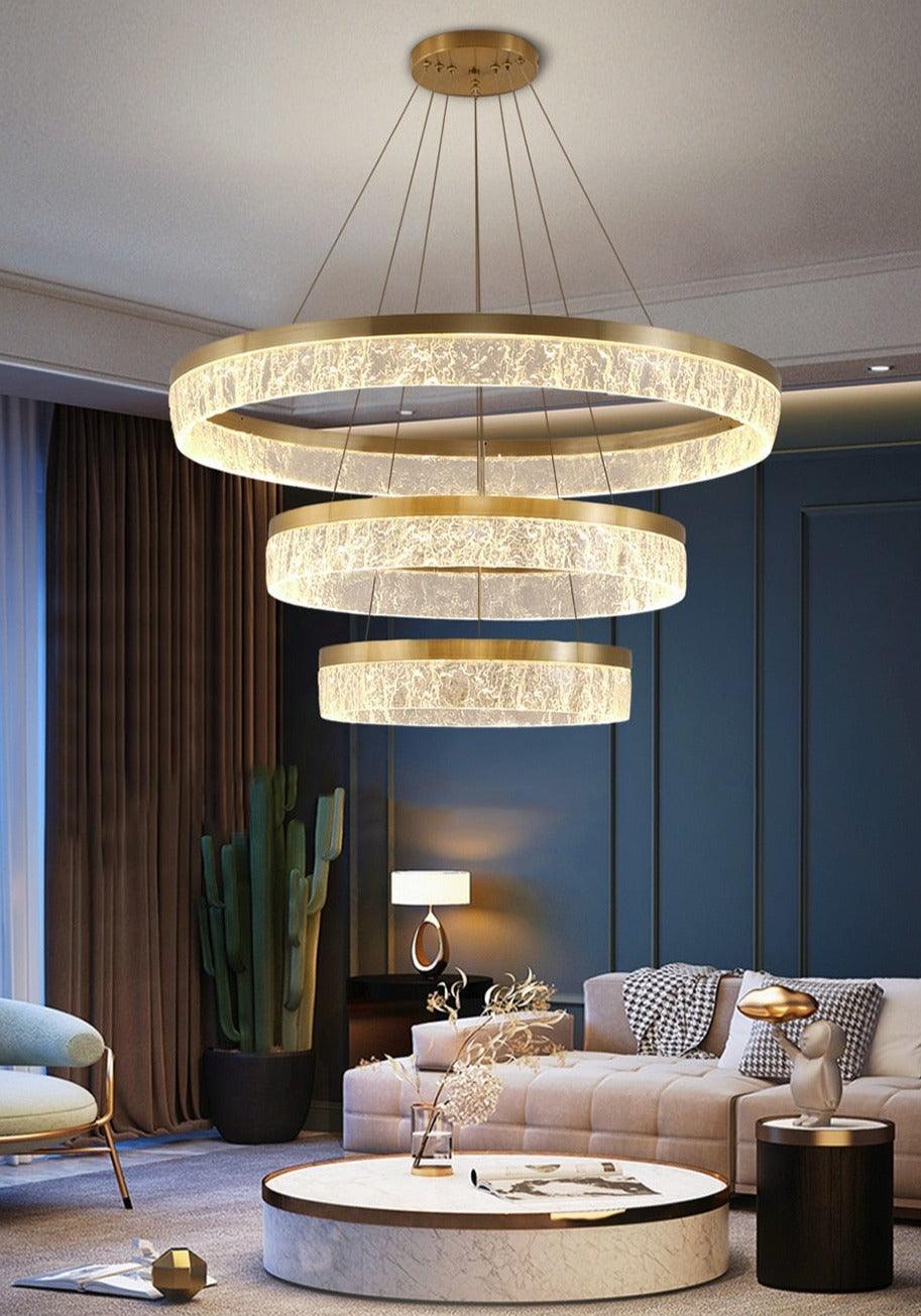 Arkont Ring Chandelier - Creating Coziness