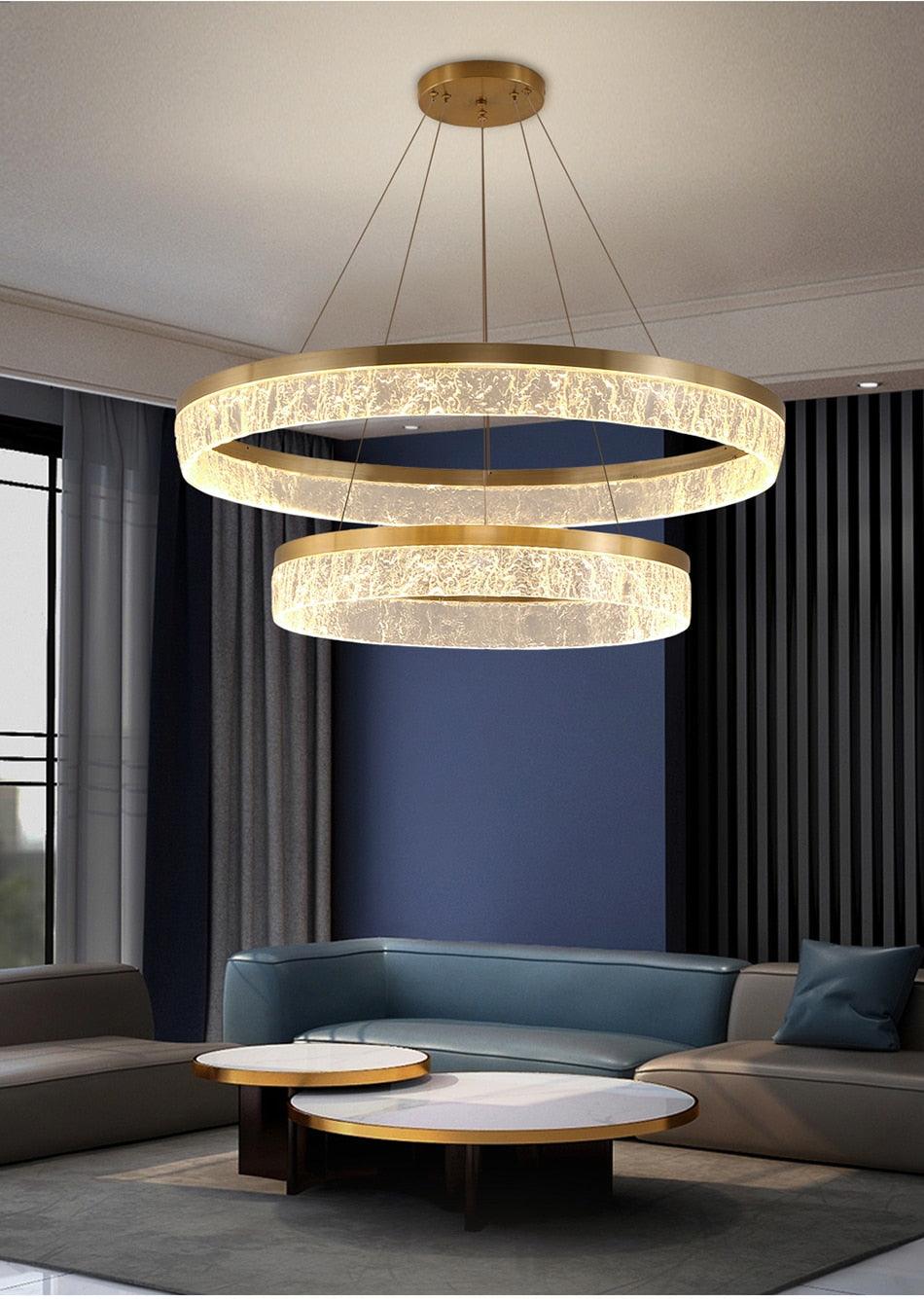 Arkont Ring Chandelier - Creating Coziness