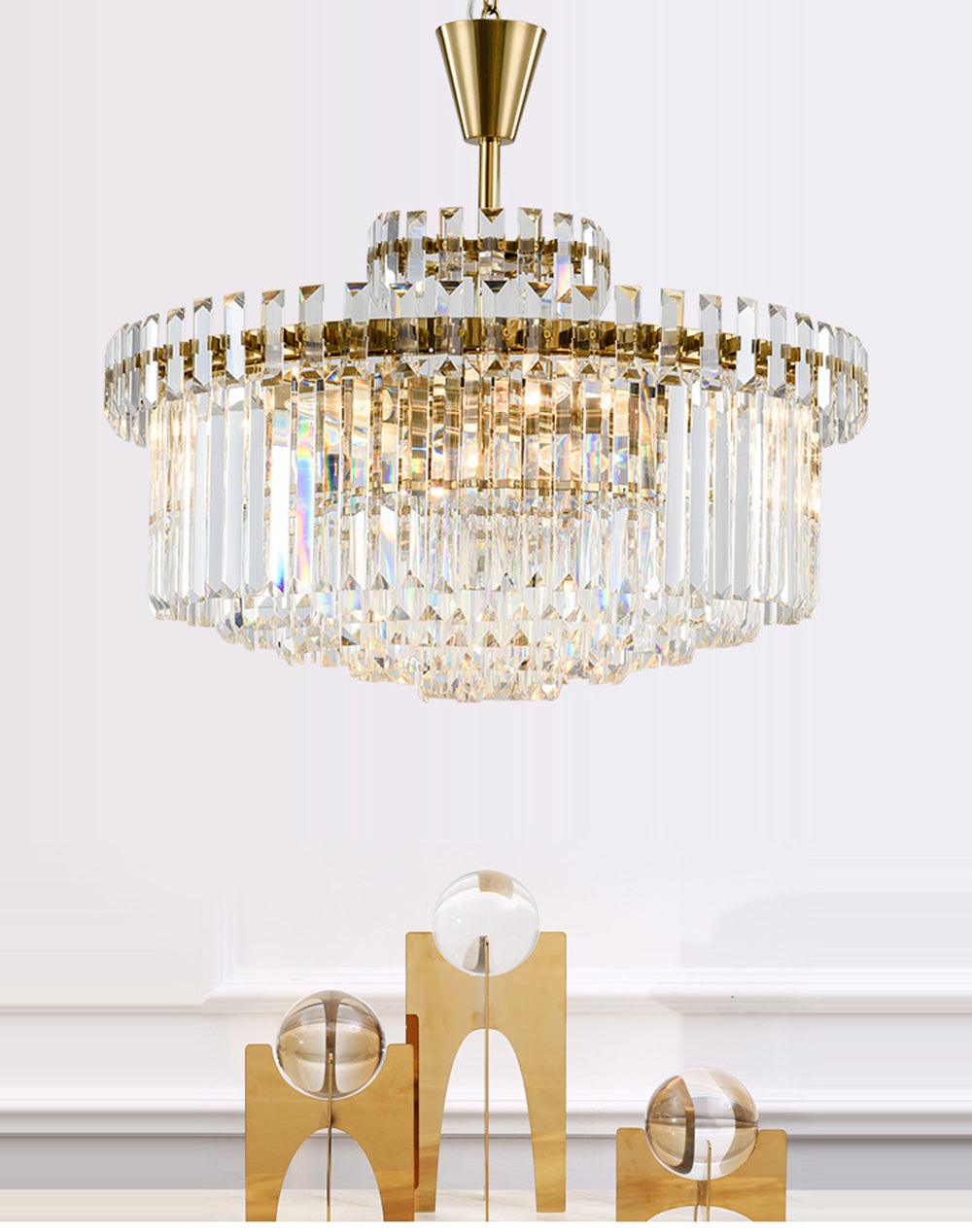 Astera Crystal Chandelier - Creating Coziness
