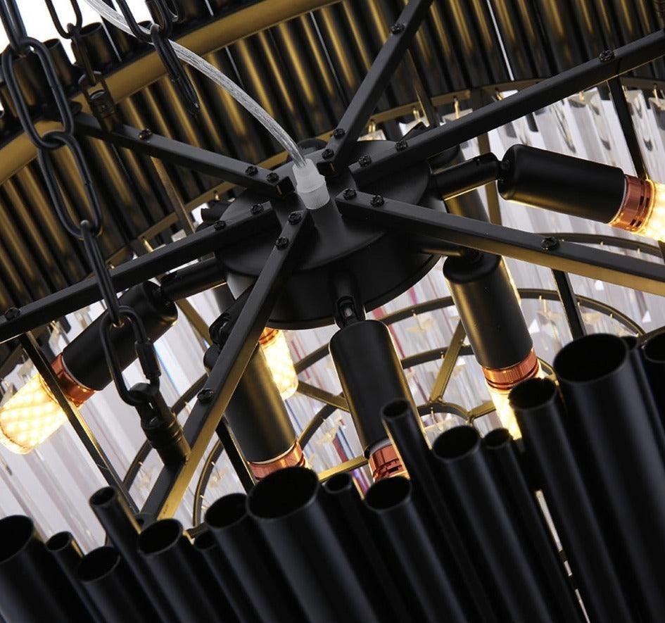 Black Wyvern Chandelier - Creating Coziness