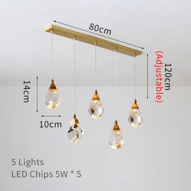 Crystal Chandelier Brilliant Cut - Creating Coziness