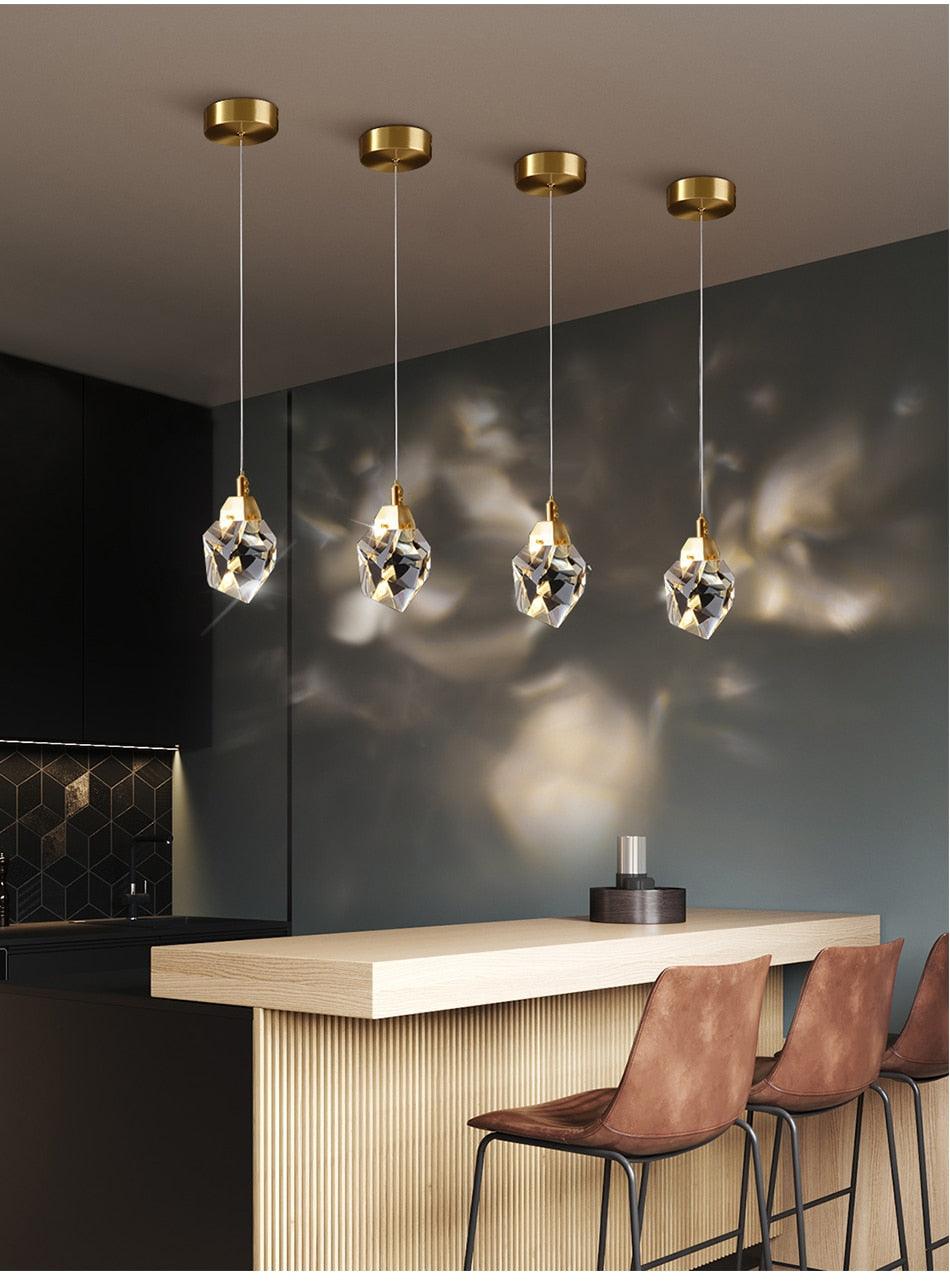 Crystal Chandelier Brilliant Cut - Creating Coziness