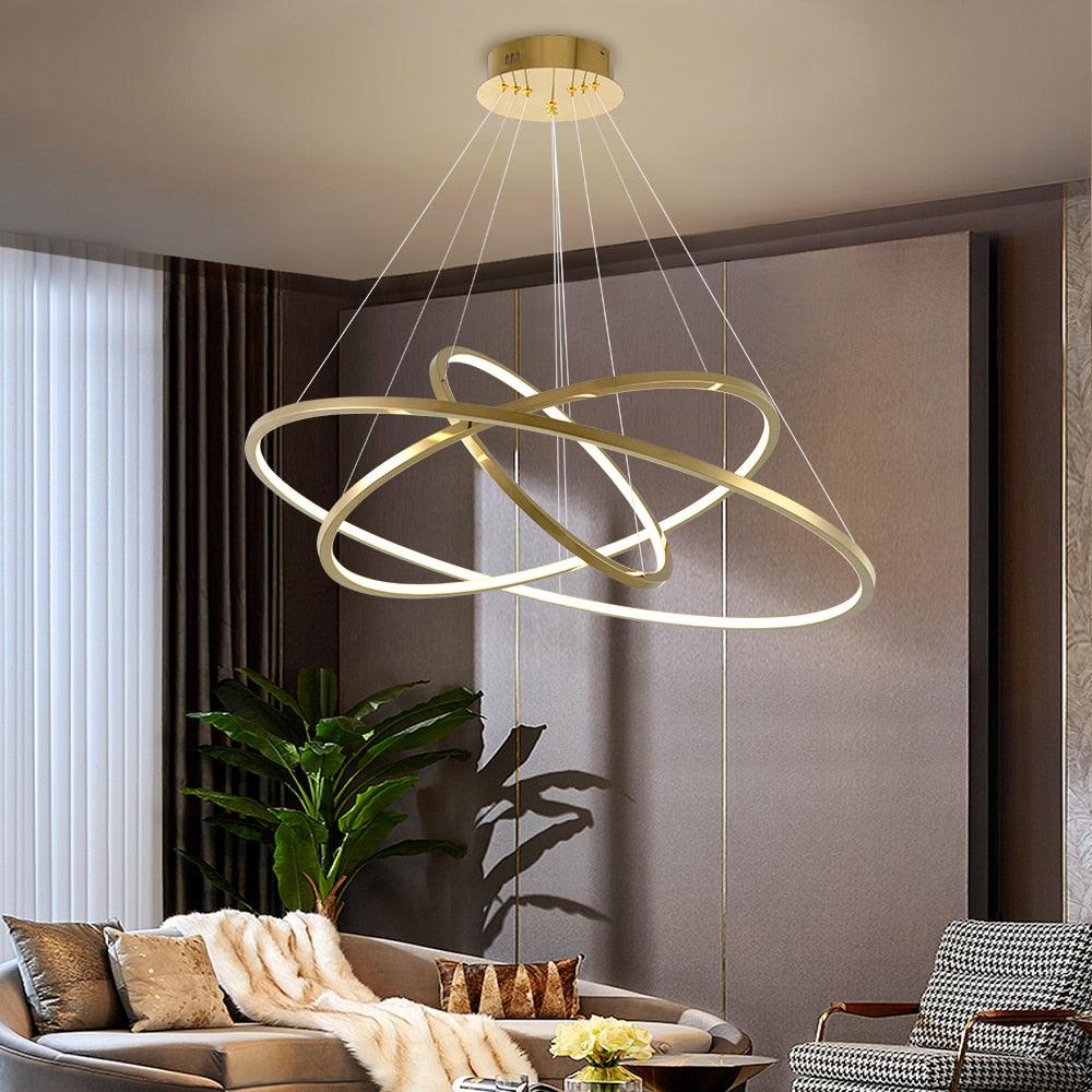 Kornelia Ring Chandelier - Creating Coziness