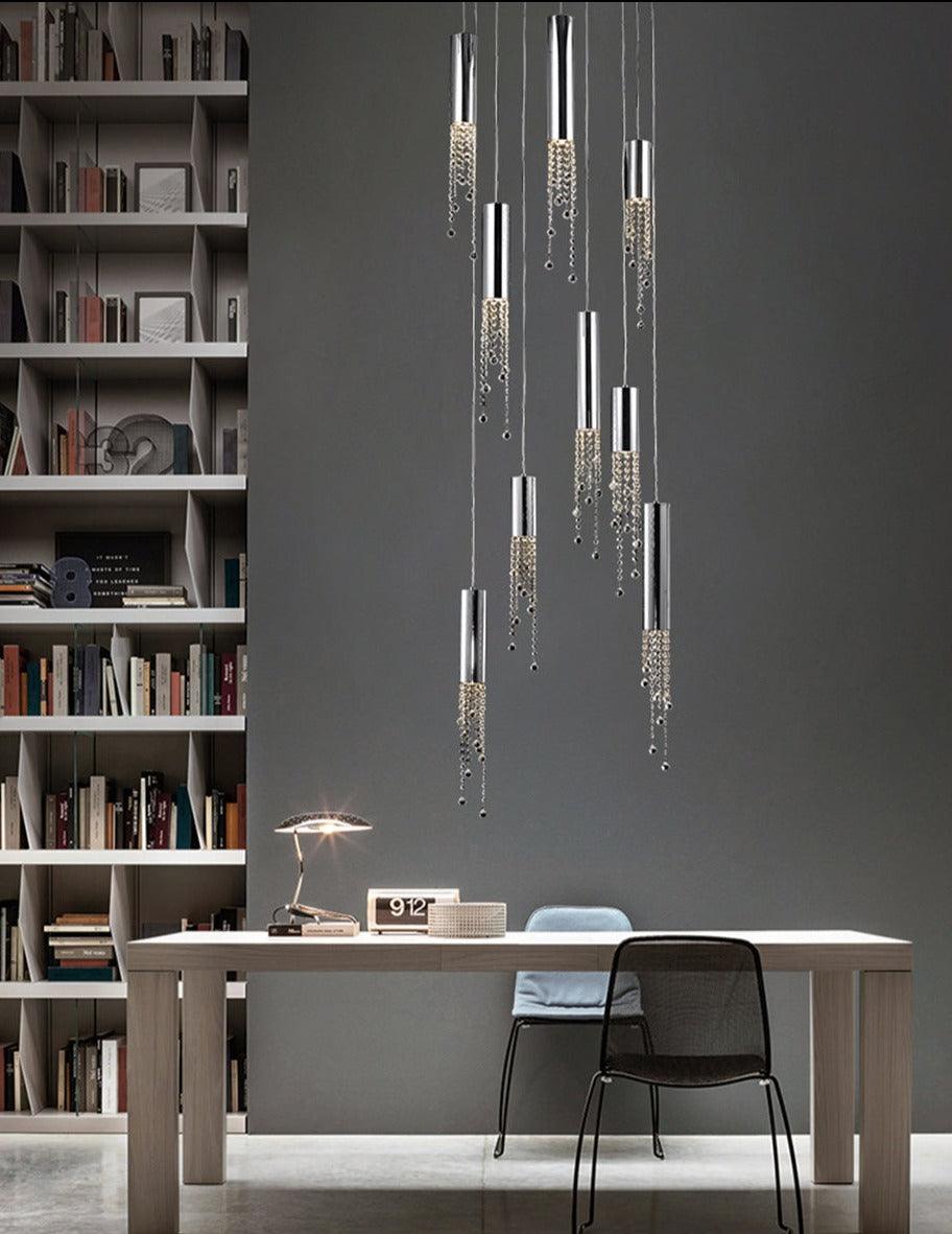 Starfall Ceiling Chandelier - Creating Coziness