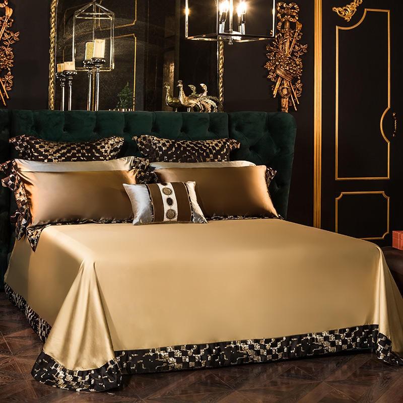 Vintage Luxury Silky Satin Cotton Duvet cover set - Creating Coziness