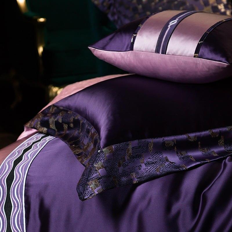 Vintage Luxury Silky Satin Cotton Duvet cover set - Creating Coziness