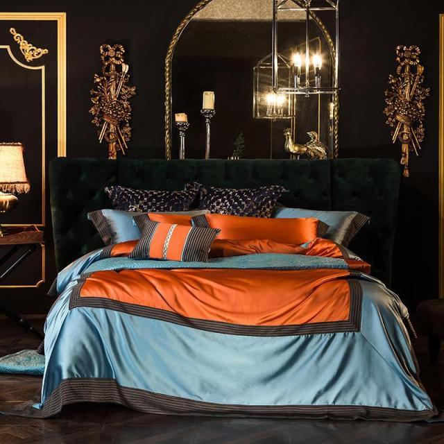 Vintage Luxury Silky Satin Cotton Duvet cover set - Creating Coziness