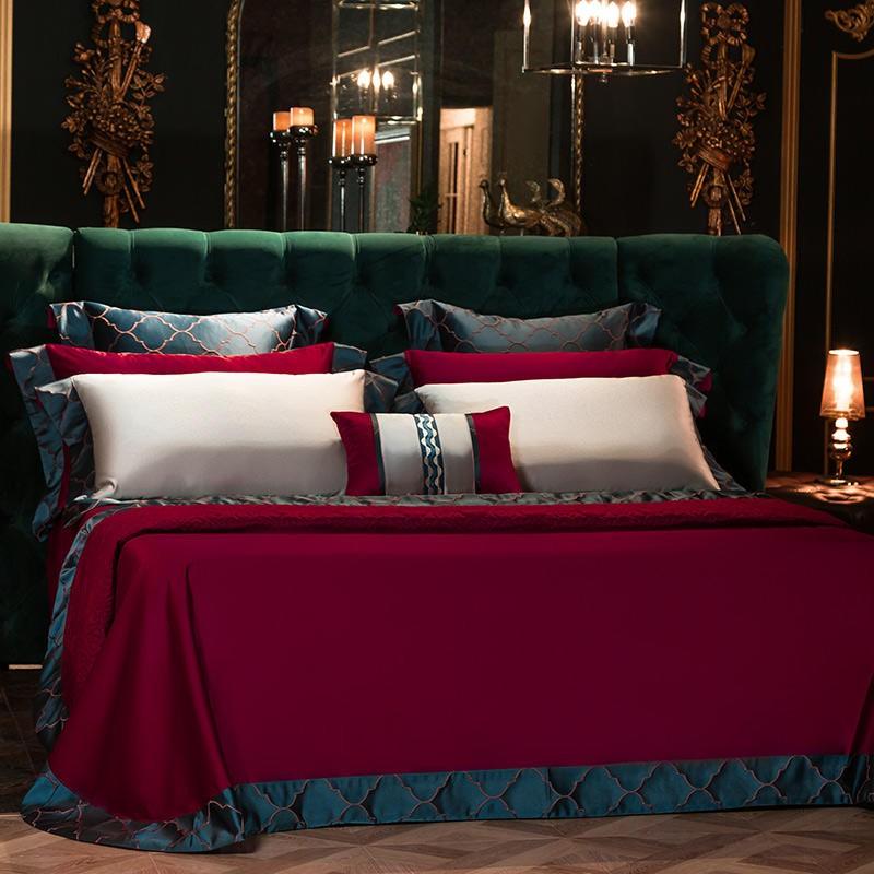 Vintage Luxury Silky Satin Cotton Duvet cover set - Creating Coziness