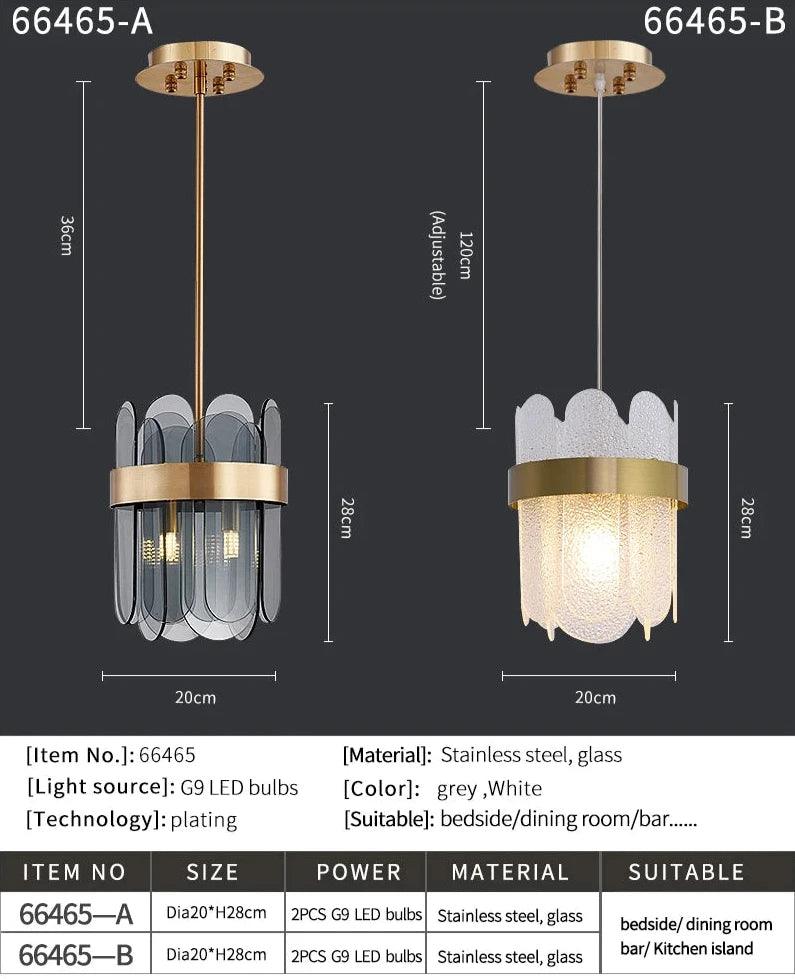 Franco Glass Pendant Lights