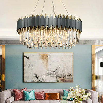 Amanda Contemporary Crystal Chandelier