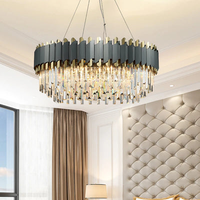 Amanda Contemporary Crystal Chandelier