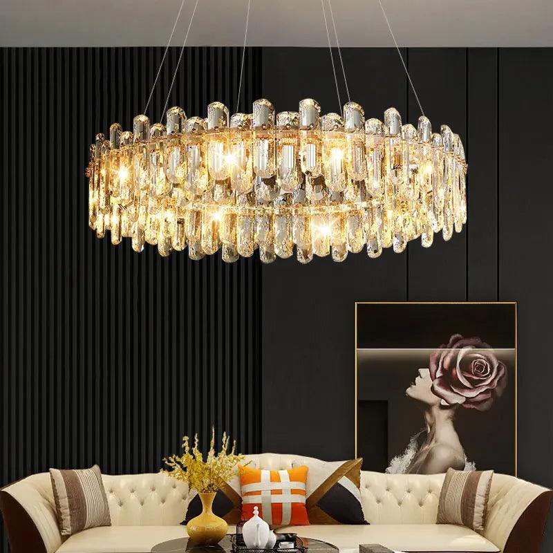 Tooley Design Crystal Ceiling Chandelier