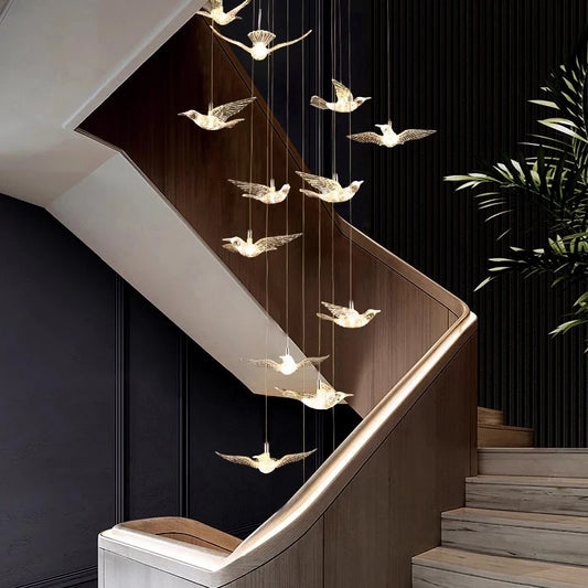 Bird Design LED Chandelier