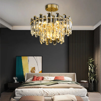 Tooley Design Crystal Ceiling Chandelier