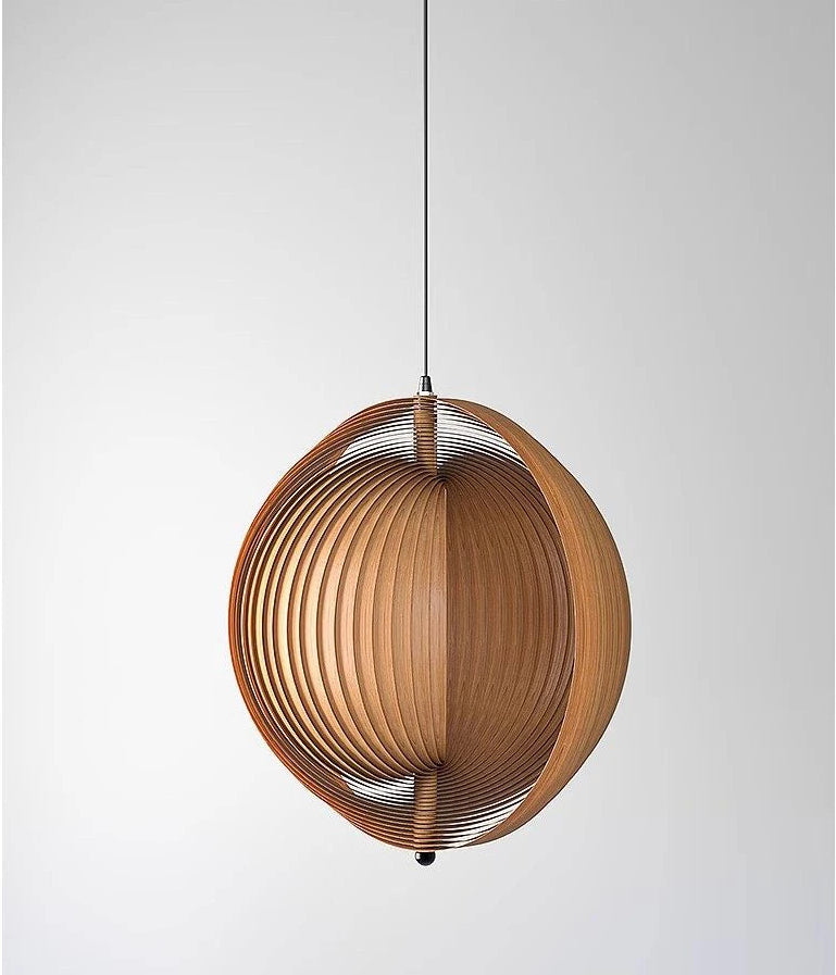 Wood Veneer Chandelier
