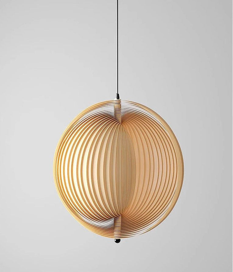 Wood Veneer Chandelier
