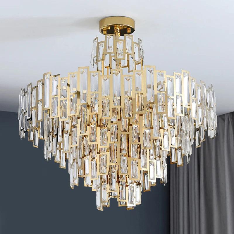 Gold Art Chandelier