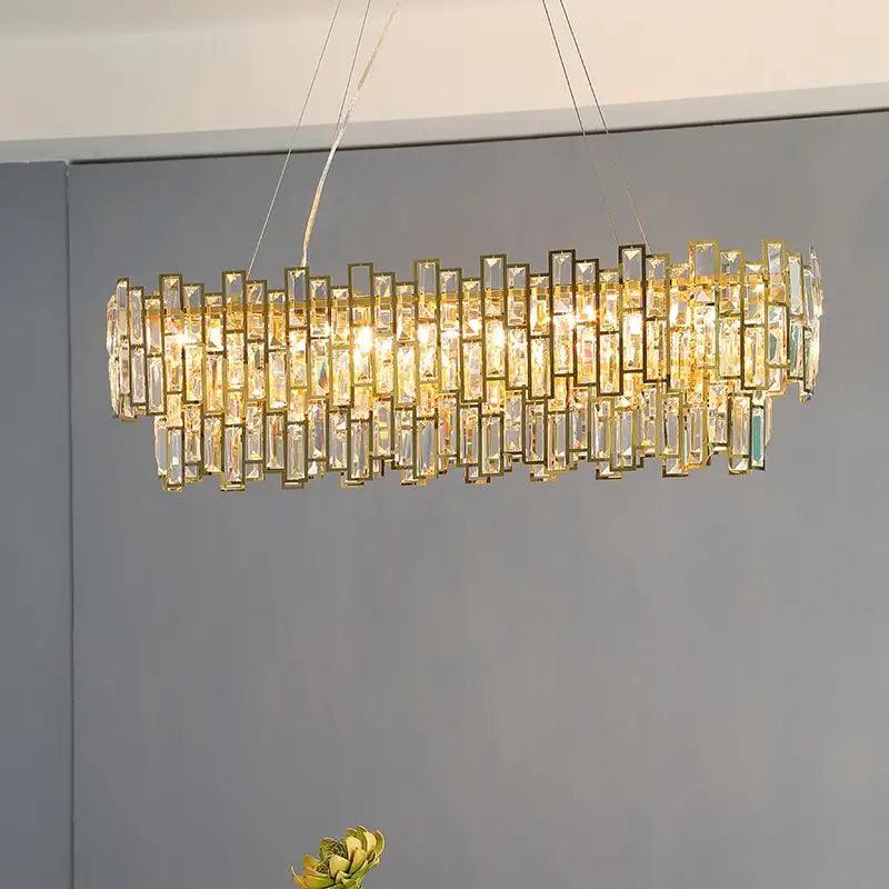 Gold Art Chandelier