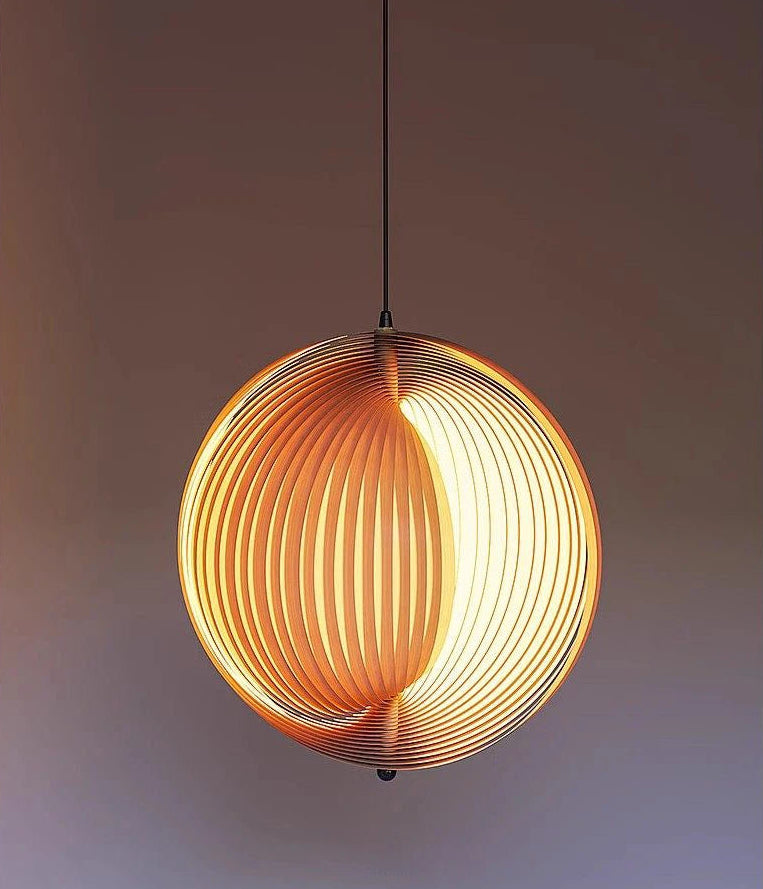 Wood Veneer Chandelier
