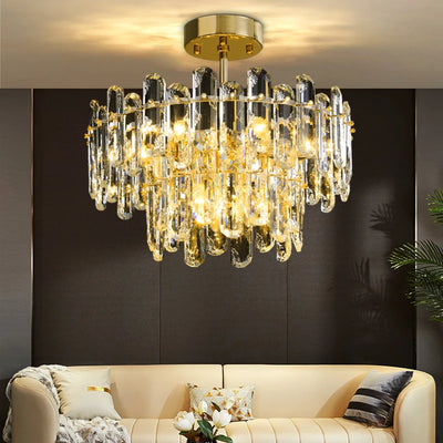 Tooley Design Crystal Ceiling Chandelier