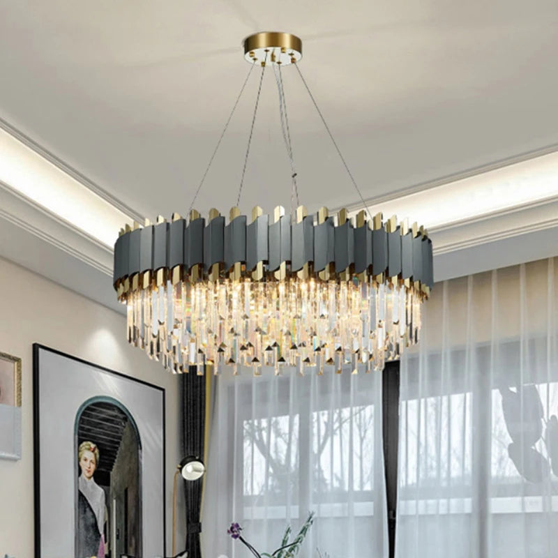 Amanda Contemporary Crystal Chandelier