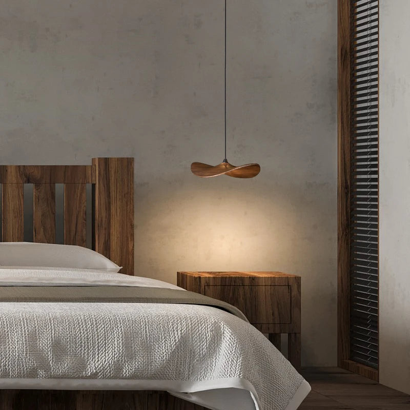 Designer Wooden Shade Chandelier