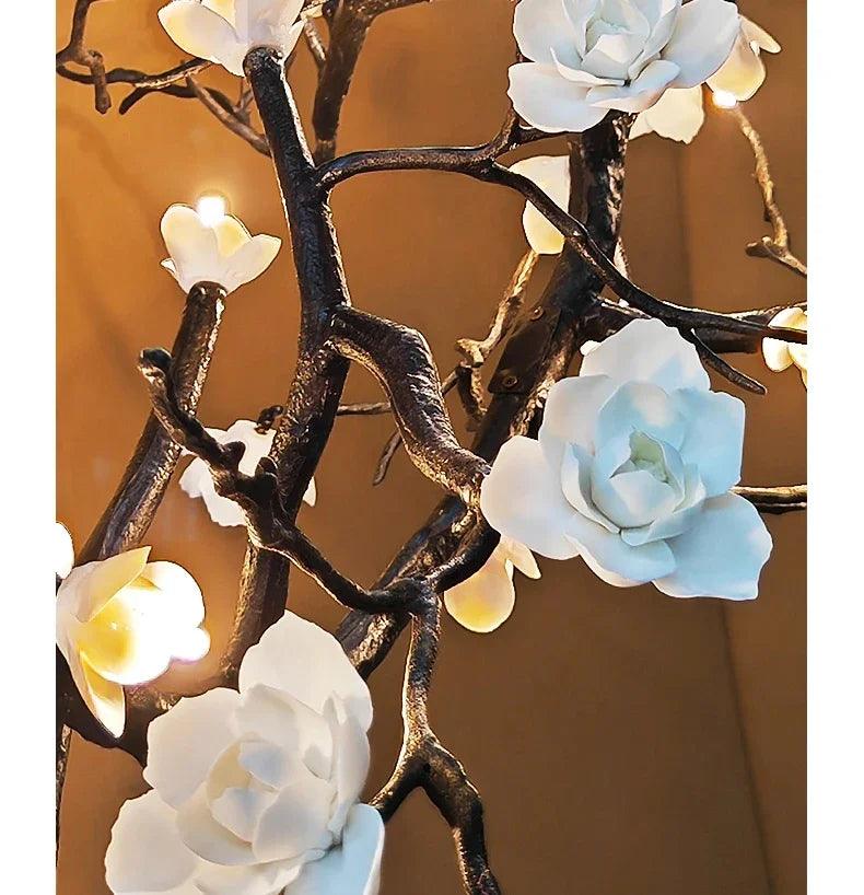 Copper Plum Branch Chandelier Luxury Home Decor.