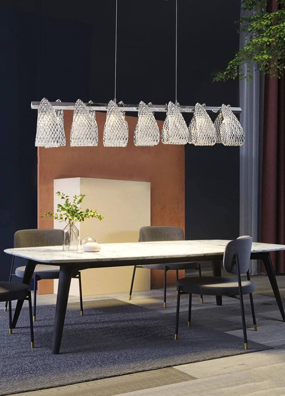 Aragvi - Designer Glass Chandelier