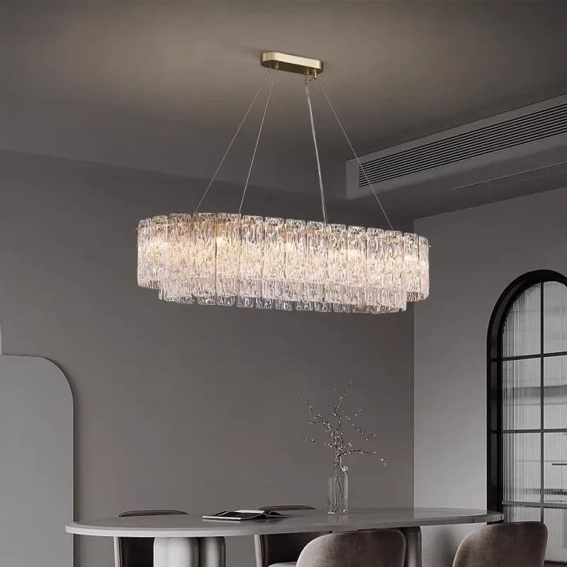 Oasis Luxurious Atmospheric Glass Chandelier