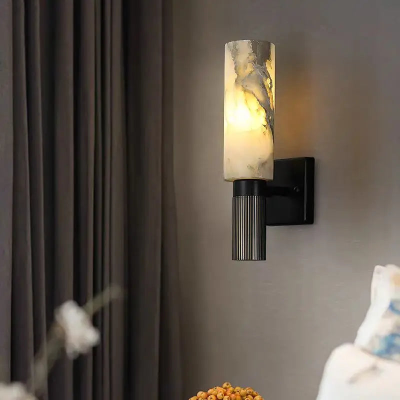 Alize Natural Marble Wall Lamp