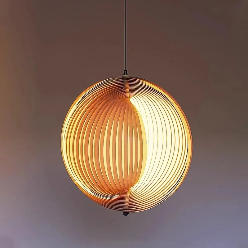 Wood Veneer Chandelier