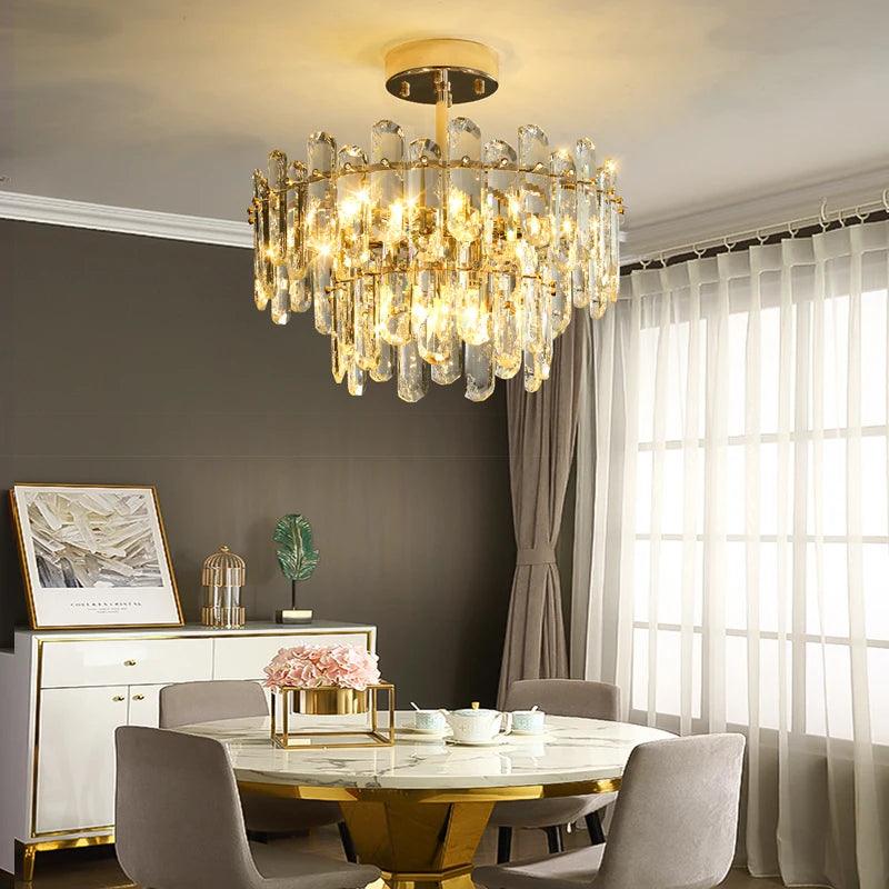 Tooley Design Crystal Ceiling Chandelier