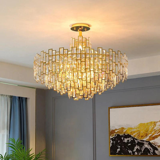 Gold Art Chandelier