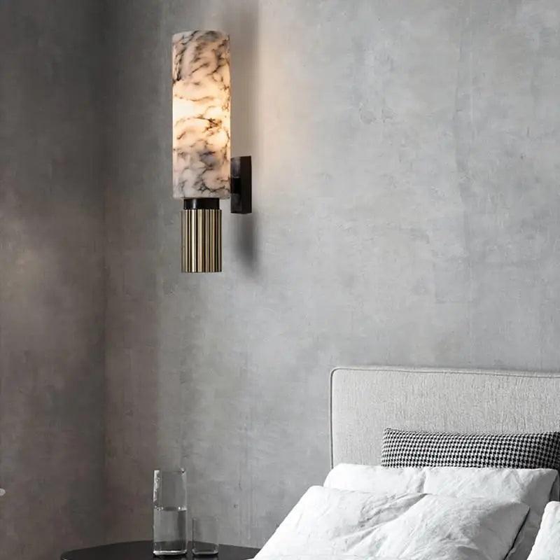 Alize Natural Marble Wall Lamp