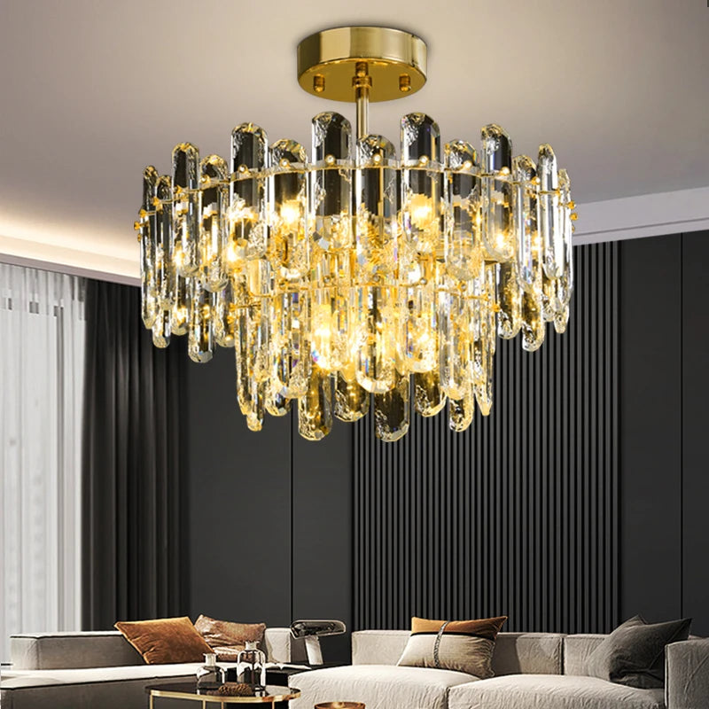 Tooley Design Crystal Ceiling Chandelier