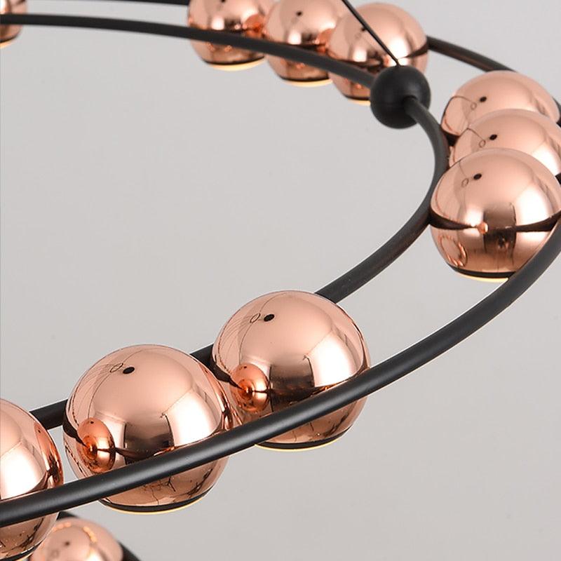 Akshin Loft - Creative Design LED Chandelier with Luxurious Round/Oval Lighting - Creating Coziness