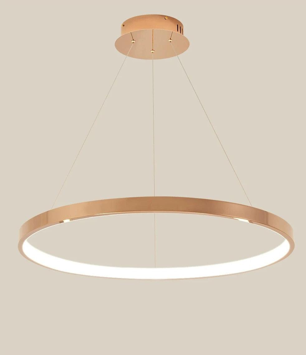 Ameli chandelier with LED rings - Creating Coziness