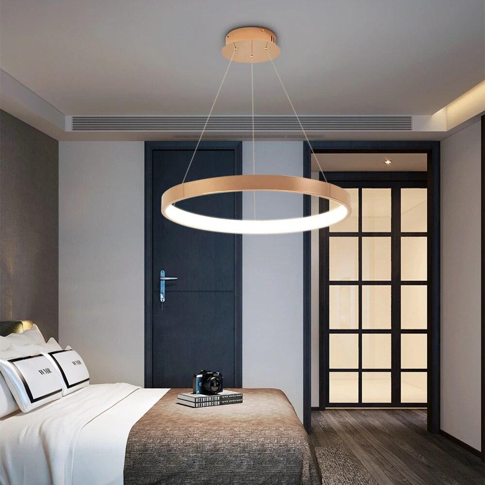 Ameli chandelier with LED rings - Creating Coziness